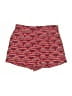 Ann Taylor LOFT Chevron-herringbone Red Shorts Size XXS (petite) - photo 1