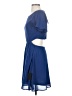 Lulus 100% Polyester Solid Blue Cocktail Dress Size S - photo 5
