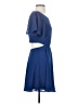 Lulus 100% Polyester Solid Blue Cocktail Dress Size S - photo 4