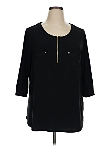 Ellen Tracy 3/4 Sleeve Blouse (view 1)