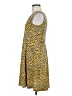 H&M Animal Print Yellow Cocktail Dress Size M - photo 5