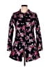 Angie Floral Purple Coat Size L - photo 1