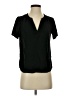 Old Navy 100% Rayon Black Short Sleeve Blouse Size S - photo 1