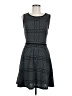 Max Studio Chevron-herringbone Gray Casual Dress Size M - photo 1