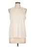 Fabletics Ivory Sleeveless T-Shirt Size L (estimated) - photo 1