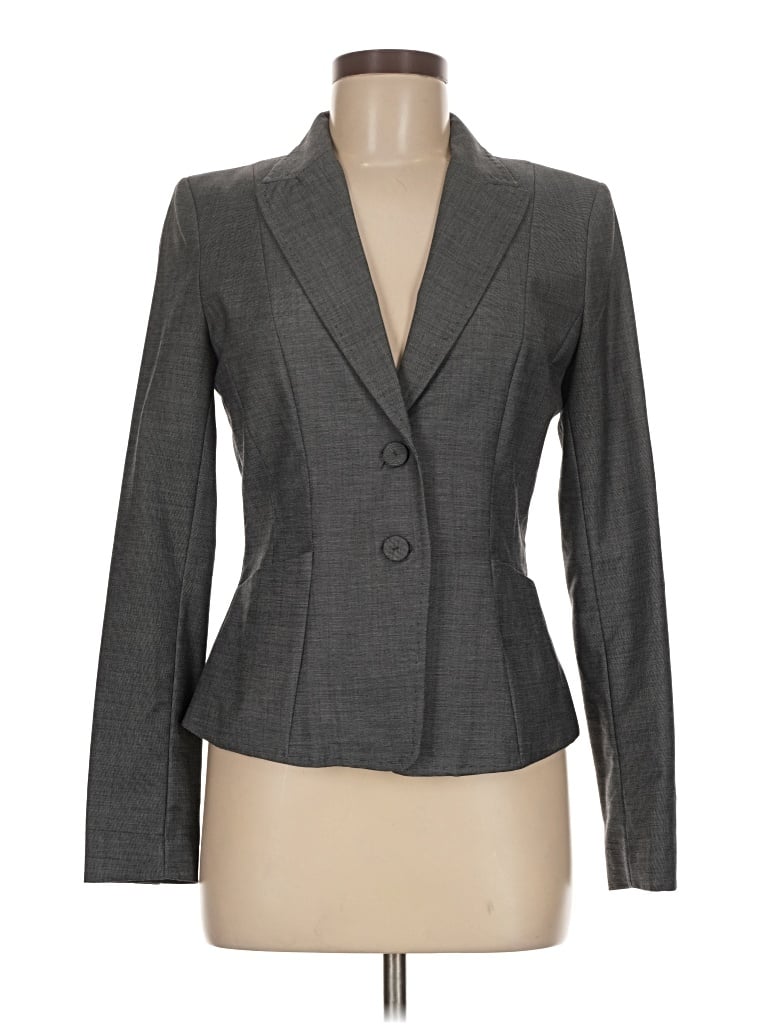 Pre-owned H&m Blazer Jacket In Gray