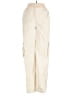 Love Tree 100% Polyester Ivory Cargo Pants Size L - photo 1