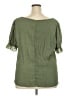 Shein Green Short Sleeve Blouse Size 2X - photo 2