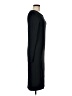 Leith Solid Black Casual Dress Size M - photo 4