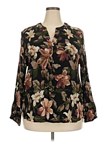 Well Worn Long Sleeve Blouse (view 1)