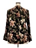 Well Worn 100% Viscose Floral Brown Long Sleeve Blouse Size XXL - photo 2