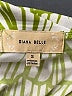Diana Belle Tropical Green Short Sleeve Blouse Size S - photo 7