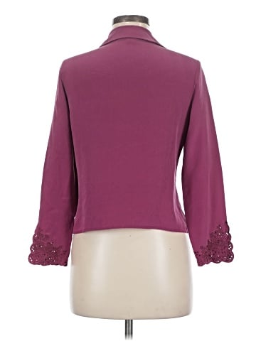 Petite Sophisticate 3/4 Sleeve Silk Top (view 2)