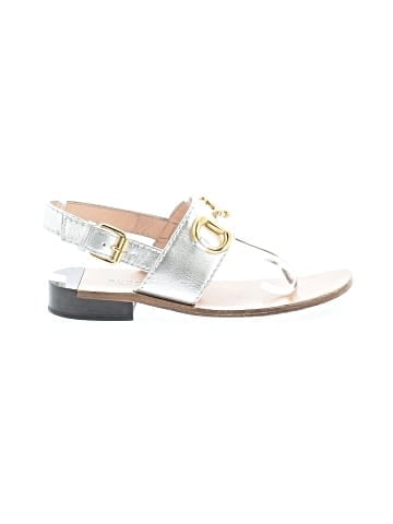 Gucci Nappa Charlotte Horsebit Thong Sandals (view 1)