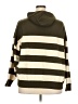 Coco + Carmen Stripes Green Brown Pullover Hoodie Size XXL - photo 2