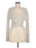 Lovers + Friends Silver Pullover Sweater Size M - photo 1