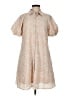Sam Edelman 100% Polyester Tan Casual Dress Size 8 - photo 1