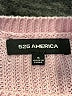 525 America 100% Cotton Solid Pink Pullover Sweater Size S - photo 7