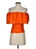 Zara Orange Short Sleeve Top Size S - photo 2