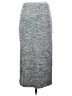 Leith Solid Gray Casual Skirt Size S - photo 2