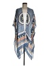 Woven Heart 100% Polyester Blue Kimono One size - photo 1