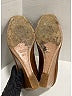 Prada Brown Leather Peep Toe Wedges Size EU 38 1/2 - photo 5