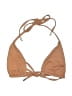 Elysiian Solid Tan Swimsuit Top Size M - photo 1