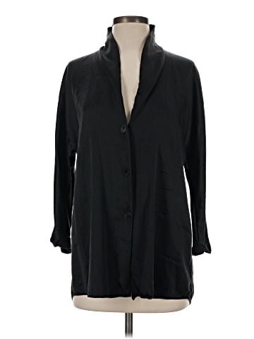 La Perla Long Sleeve Silk Top (view 1)
