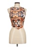 Shein Orange Sleeveless Blouse Size 6 - photo 1