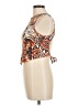 Shein Orange Sleeveless Blouse Size 6 - photo 5