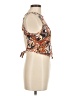 Shein Orange Sleeveless Blouse Size 6 - photo 4