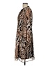MSK 100% Polyester Animal Print Brown Casual Dress Size 12 - photo 5