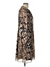 MSK 100% Polyester Animal Print Brown Casual Dress Size 12 - photo 4