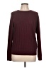 Ann Taylor LOFT Solid Burgundy Pullover Sweater Size L - photo 1