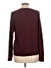 Ann Taylor LOFT Solid Burgundy Pullover Sweater Size L - photo 2
