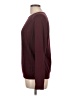 Ann Taylor LOFT Solid Burgundy Pullover Sweater Size L - photo 5