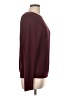 Ann Taylor LOFT Solid Burgundy Pullover Sweater Size L - photo 4