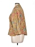 Coldwater Creek 100% Cotton Floral Gold Jacket Size 1X - photo 5