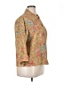 Coldwater Creek 100% Cotton Floral Gold Jacket Size 1X - photo 4