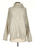 Moon River Metallic Tan Turtleneck Sweater Size S - photo 1