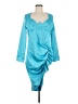 PrettyLittleThing Blue Cocktail Dress Size 8 - photo 1
