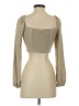 Altar'd State Tan Long Sleeve Blouse Size S - photo 2
