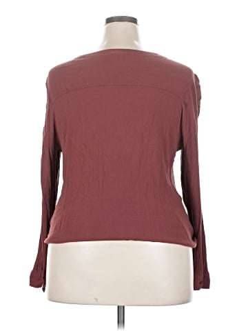 a.n.a. A New Approach Long Sleeve Henley (view 2)