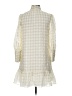 Walter Baker 100% Polyester Checkered-gingham Ivory Casual Dress Size XS - photo 2