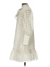 Walter Baker 100% Polyester Checkered-gingham Ivory Casual Dress Size XS - photo 5