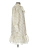 Walter Baker 100% Polyester Checkered-gingham Ivory Casual Dress Size XS - photo 4