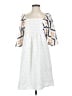 Unbranded 100% Polyester White Casual Dress Size S - photo 1