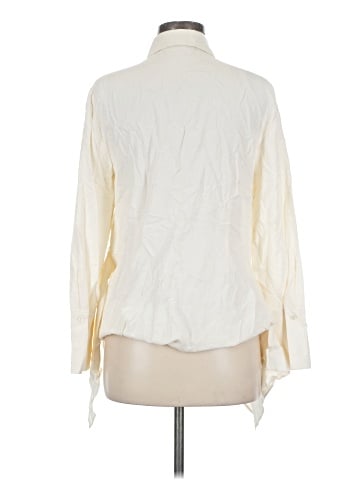 J. McLaughlin Long Sleeve Silk Top (view 2)