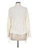 J. McLaughlin 100% Silk Ivory Long Sleeve Silk Top Size M - photo 2