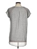 Doe & Rae Silver Short Sleeve Top Size M - photo 2